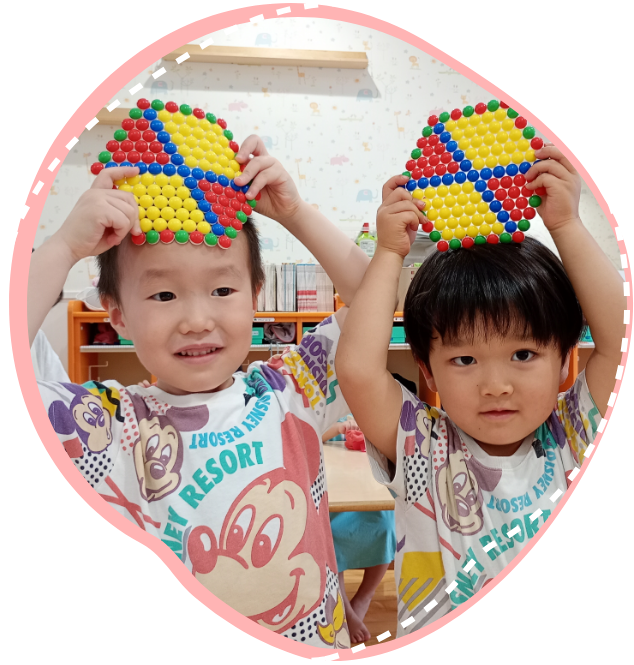 意欲的に活動する子